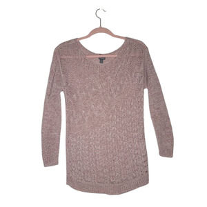 Soho Jeans New York & Co. Dusty Pink Top